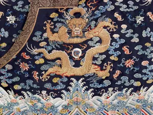 Qing dynasty imperial dragon robe
